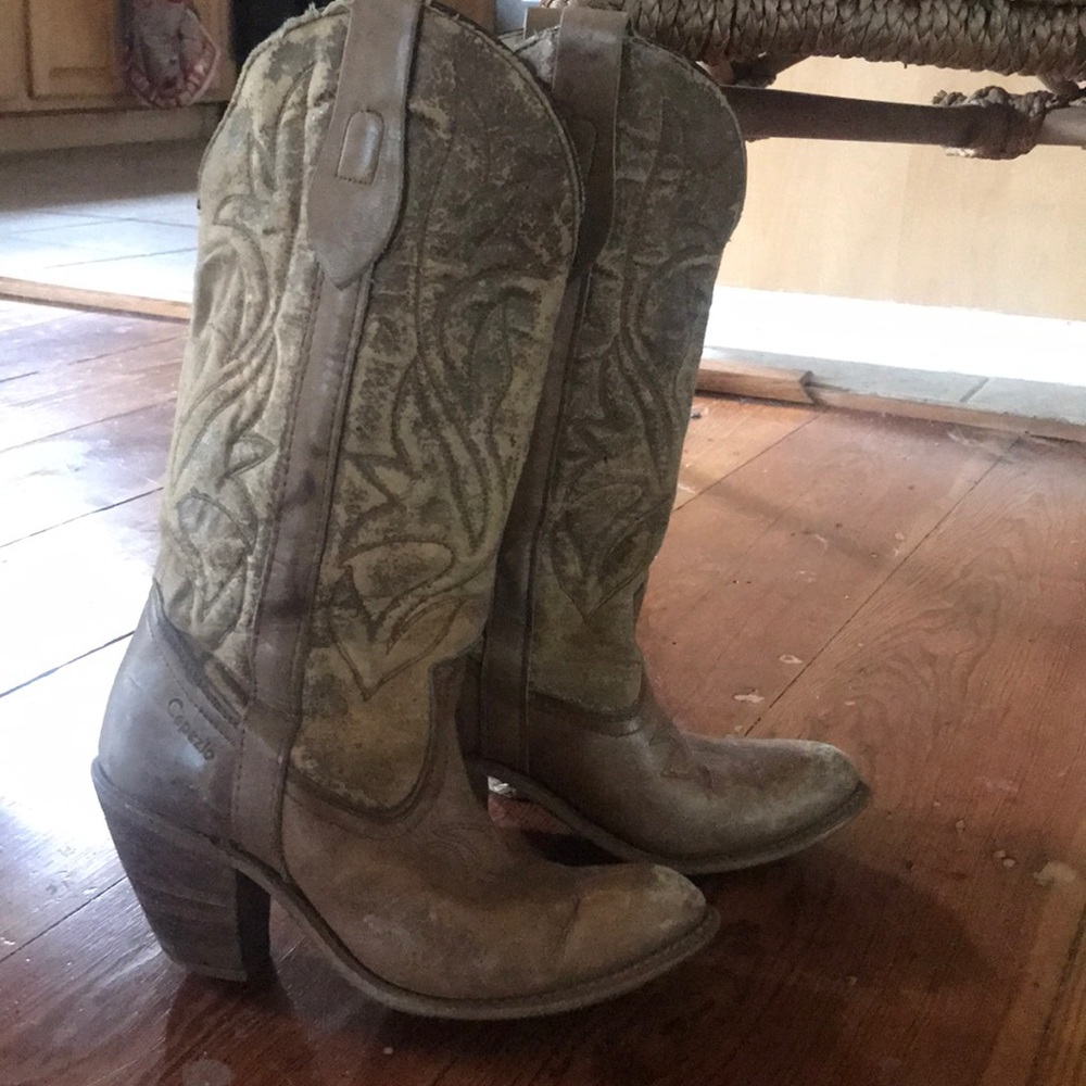 Vintage Capezio Heeled Cowboy Boots